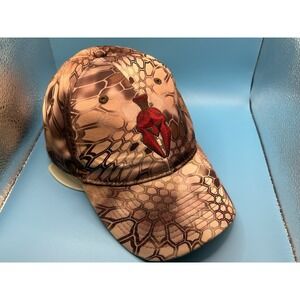 Kryptek Hat Spartan Helmet 3D Logo Lightweight Polyester Snake Camo Baseball Cap